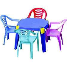 Plastic furniture